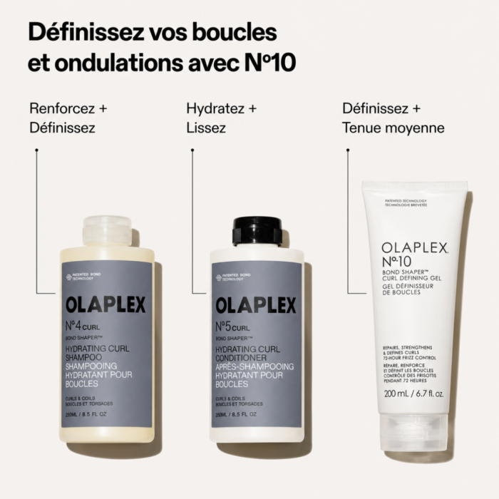 OLAPLEX N°10 Bond Shaper Curl Defining Gel – Gel définisseur de boucles