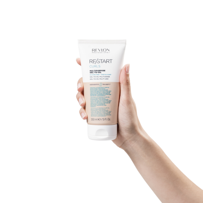 Revlon Professional RESTART Pack Curly Coily Shampooing- Après Shampooing et Huile