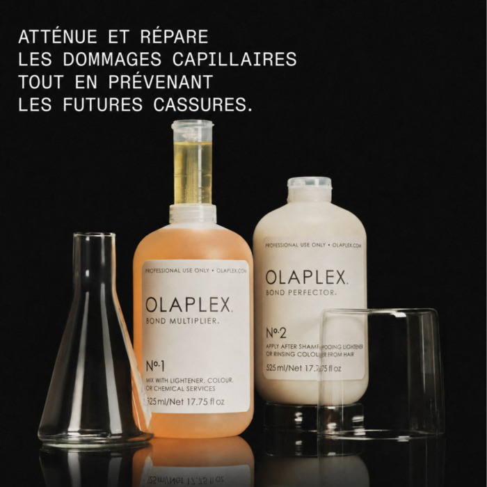 OLAPLEX Bond Multiplier N°1 & Bond Perfector N°2 – Kit d’Ouverture Professionnel pour Salon